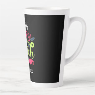 Tasse Latte Cadeau Halloween Une Sorcière Vraiment Heureuse