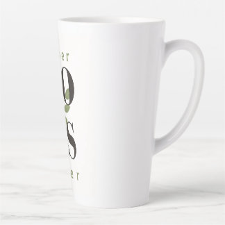 Tasse Latte Cadeau moderne en latte de latte pour meilleur pat