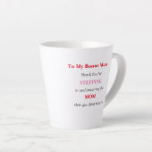 Tasse Latte Cadeau Pour Bonus Mom - Cadeau Pour Step Mom Coffe (Angle droit)