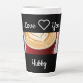 Tasse Latte Cadeau pour mari (Devant)