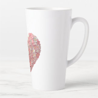 Tasse Latte Cadeau spécial Fête des Mères Awesome Flower Heart