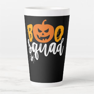 Tasse Latte Cadeau Spider Boo Squad - Citrouille Spider Hall