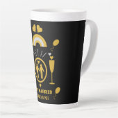 Tasse Latte Cadeaux de mariage gay (Angle droit)