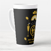 Tasse Latte Cadeaux de mariage gay (Angle gauche)