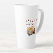 Tasse Latte Cadeaux et Boules (Angle droit)