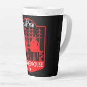 Tasse Latte Cadeaux Et Vêtements De Playhouse Treehouse (Angle droit)