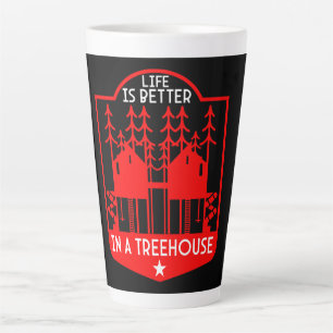 Tasse Latte Cadeaux Et Vêtements De Playhouse Treehouse