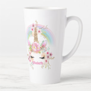 Tasse Latte Cadeaux mignons Fille-petite fille UNICORN NOMMÉ
