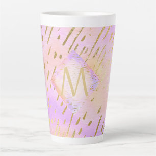 Tasse Latte Cadeaux Monogrammes pour les filles qui aiment l'o