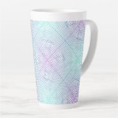 Tasse Latte Cadre déformé 01,w Lgrey BG (Angle droit)