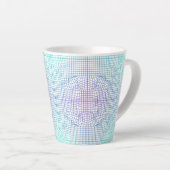 Tasse Latte Cadre déformé 01,w Lgrey BG (Angle droit)