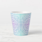 Tasse Latte Cadre déformé 01,w Lgrey BG (Devant)