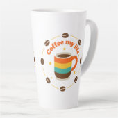 Tasse Latte café (Angle droit)