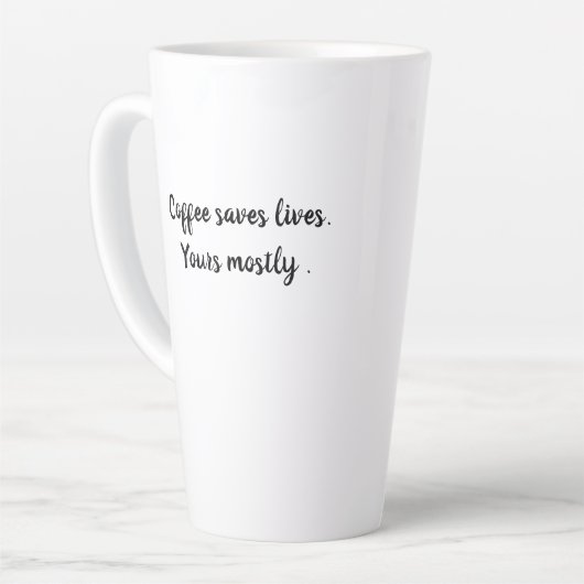 Tasse Latte Café (Angle gauche)