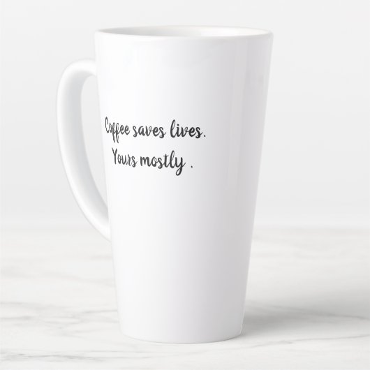 Tasse Latte Café (Angle gauche)