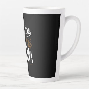 Tasse Latte Café Art Café Et Mascara