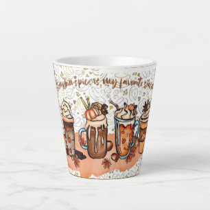 Tasse Latte café au goût de citrouille
