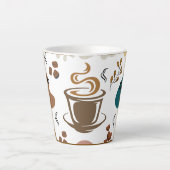 Tasse Latte café cappuccino (Devant)