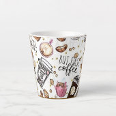 Tasse Latte café d'abord (Devant)