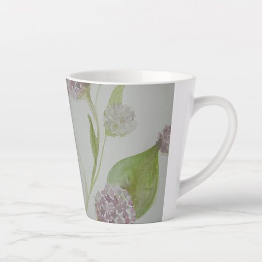 Tasse Latte Café dans le jardin (Droite)