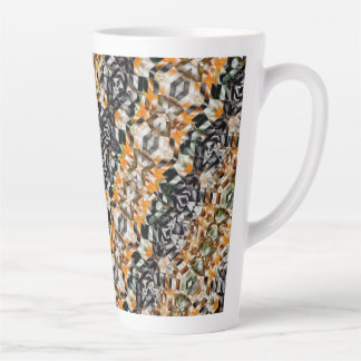 Tasse Latte café d'automne