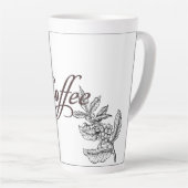 Tasse Latte Café en style (Angle droit)