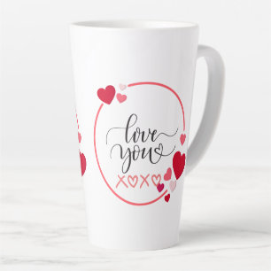 Tasse Latte Café et Amour Mélange Parfait