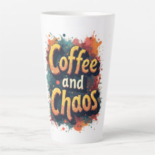 Tasse Latte Café et Chaos