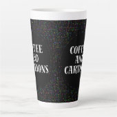 Tasse Latte Café et dessins animés (Devant)