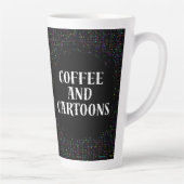 Tasse Latte Café et dessins animés (Droite)