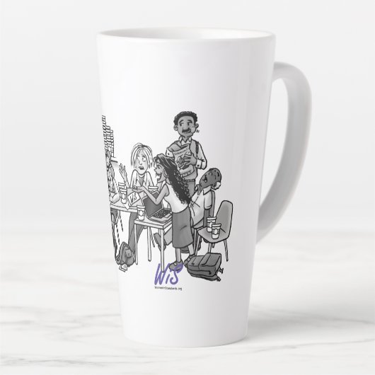 Tasse Latte Café et thé en boîte WiS (Angle droit)