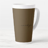 Tasse Latte Café et vous (Angle droit)