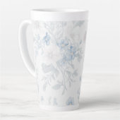 Tasse Latte café floral (Angle gauche)