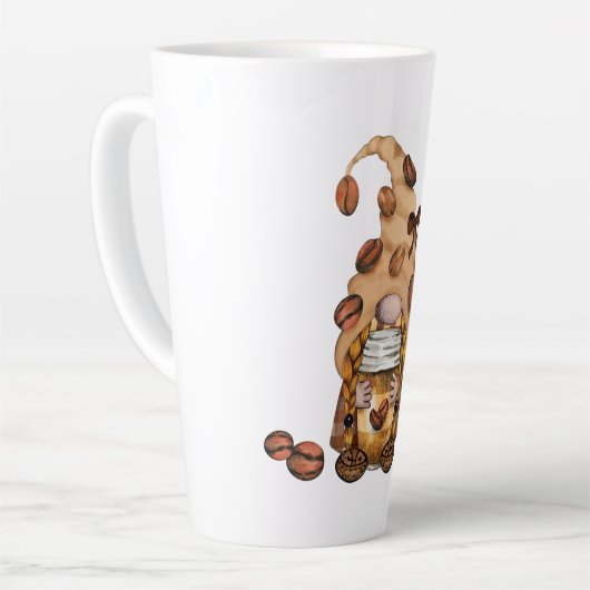 Tasse Latte Café Gnome   (Angle gauche)