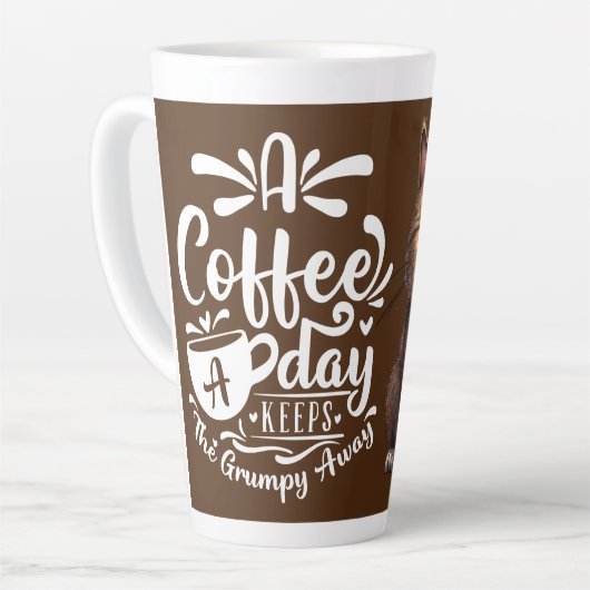 Tasse Latte Café Grumpy (Angle gauche)