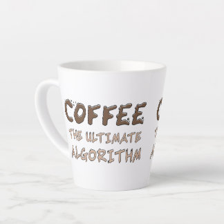 Tasse Latte Café L'algorithme ultime Drôle de programmeur