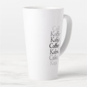 Tasse Latte Café mondial (Angle droit)