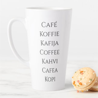 Tasse Latte Café mondial