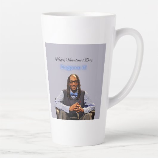 Tasse Latte Café Mug, Snoop Dogg Saint Valentin (Droite)