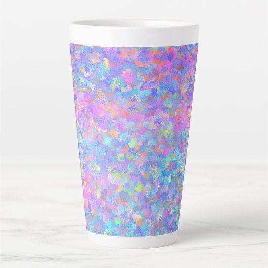 Tasse Latte Café multi-couleurs Dot Art (Devant)