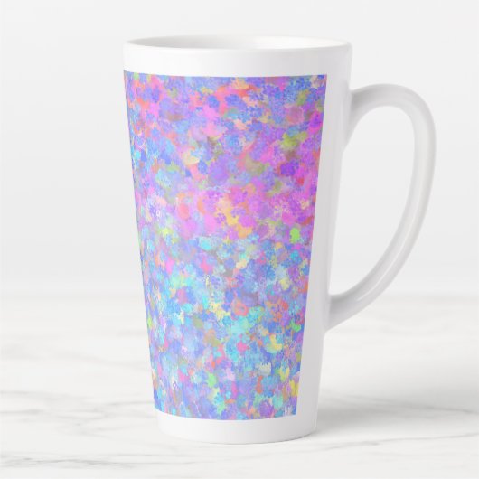 Tasse Latte Café multi-couleurs Dot Art (Droite)