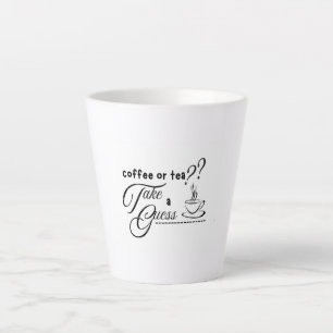Tasse Latte Café ou thé ?