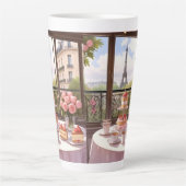 Tasse Latte Café Pâtisserie Dessert Café (Devant)