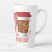 Tasse Latte Café Peace Love (Droite)