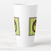 Tasse Latte Café Pinstripe (Devant)