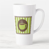 Tasse Latte Café Pinstripe (Droite)