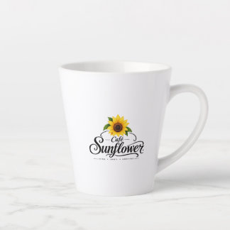 Tasse Latte Cafe Sunflower Officiel