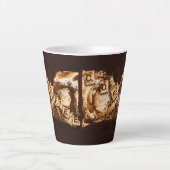 Tasse Latte Café sur Café (Devant)