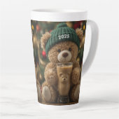 Tasse Latte Café Teddy Bear Noël 2025 (Angle droit)