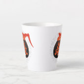 Tasse Latte (Café) Tête de pot Touton de latte (Devant)